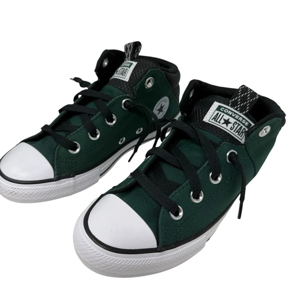 Converse CTAS Axel Mid Size youth 2 Sneakers Shoes green black New
